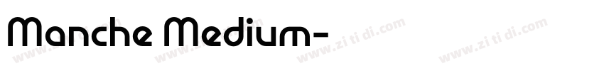 Manche Medium字体转换